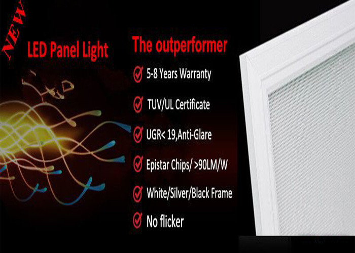 No Glare LED Flat Panel Lighting / Led Recessed Panel Lights UGR Less 19
