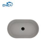 Oval Granite Composite Kitchen Sink For Hotel Single Bowl Undermount Granite