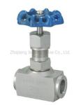 Bar Stock Instrumentation High Pressure Adjustable Female Straight Needle Valve