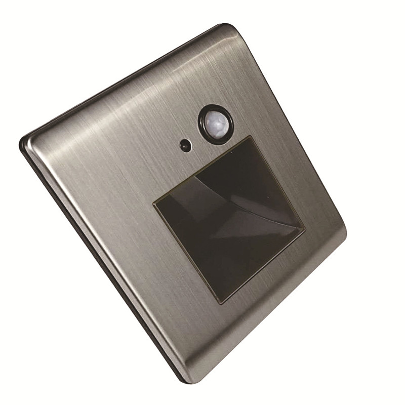 SS Panel Curved Plate Indoor Light with Motion Sensor 100 PCs/Ctn 20000 Working Hours