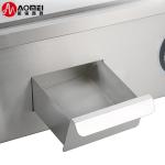 Electric Griddle for Restaurant Cooking Stainless Steel Material Temperature 50