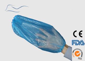 China Dust Proof Disposable Arm Sleeves Blue / White Color For Chef 20 * 40CM factory