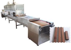 China 2450MHz ± 50MHz Microwave Wood Drying Machine Belt Type Stainless Steel Material factory