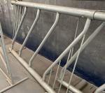 Anti Rust Cattle Diagonal Feed Barriers , Galvanized Steel Cow Feed Barrierse