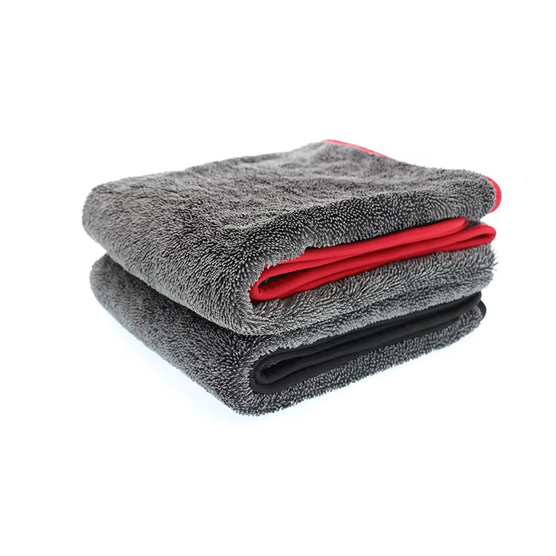 China 600gsm 40*60cm good water absorption microfiber towel car drying twisted car wash towel factory