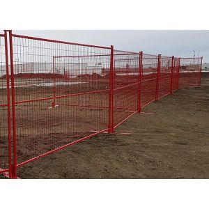 Canada Type 3.0mm Temporary Site Fencing Movable Construction Security Netting