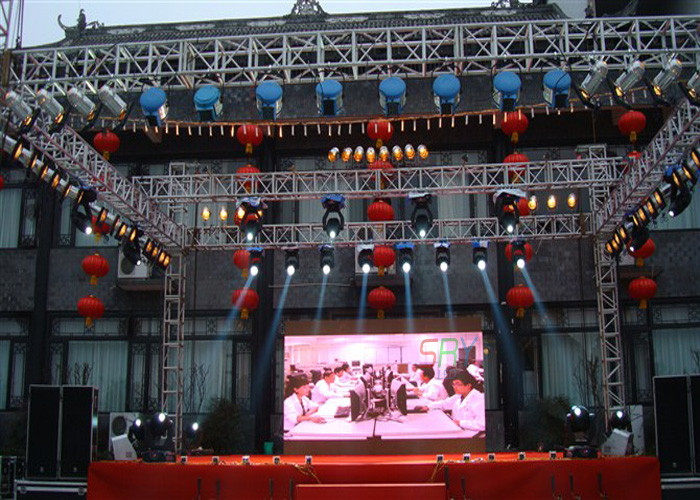32 x 32 dots Super Bright Rental LED Display 6mm 27777 Pixels / SQM