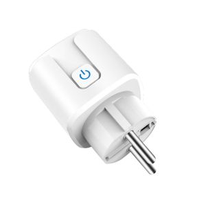 China Tuya WIFI Smart Socket 16A EU Plug Tuya Voice Control Power Smart Light Bulb Socket on sale