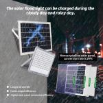 DC Solar LED Flood Light IP65 100 Watt 200 Watt 300 Watt Rechargeable Floodlight