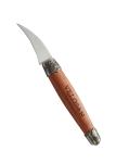 Walnut Kitchen Knife Sets 32.2cm 5Cr15Mov Stainless Steel 0.4kg With Laser