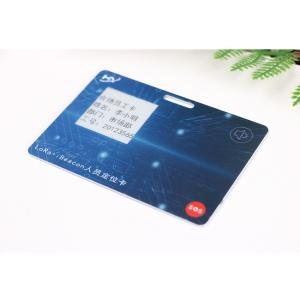 China Fingerprint Security Bluetooth Ble Id Card Electronic Ink Screen factory