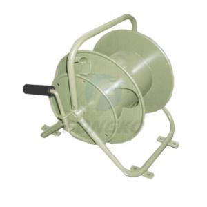China 600M Outdoor Mobile Wire Spool Cart Metal Cable Reel Winding factory