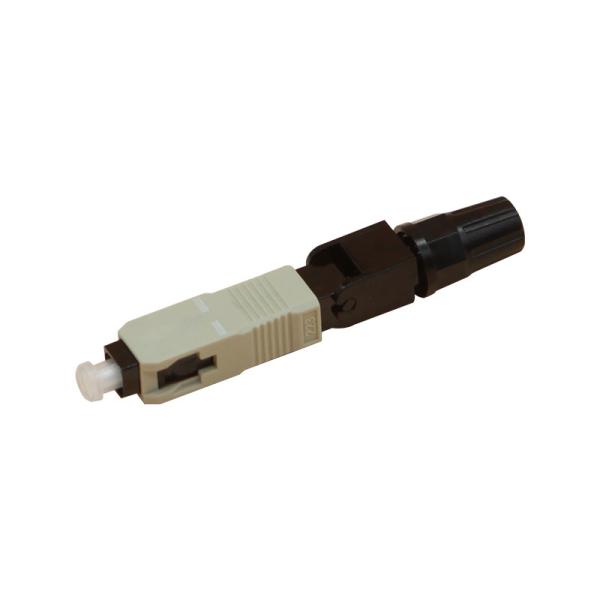 3mm Drop 3x2mm Flat Cable Optic Fiber Fast Connector For LAN Environments / Sc