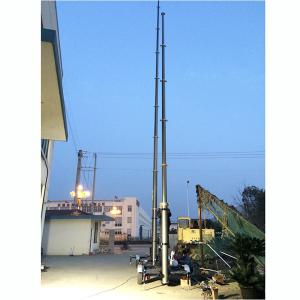 China 10m locking pneumatic telescopic mast 200kg payloads-mobile telecom mast tower-telescoping mast-radio antenna masts 10 factory