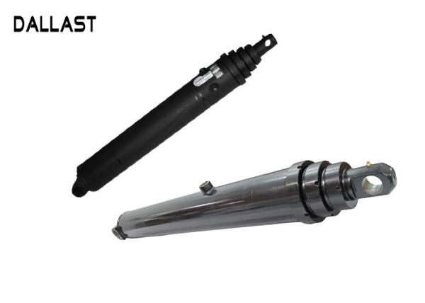 Hyva Multi Stage Telescopic Hydraulic Cylinder , Oil Hydraulic Cylinder for