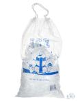 Disposable 12X 22 inch 1.6mil Plastic Ice Bags Gravnre Printing