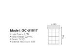 RGB LED Inground light ​GC-U1017