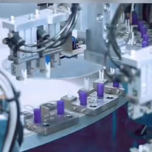China Stainless Steel Aluminum Alloy Materials in Line with GMP Standards For General Blood Collection Needle Assembly Machine factory