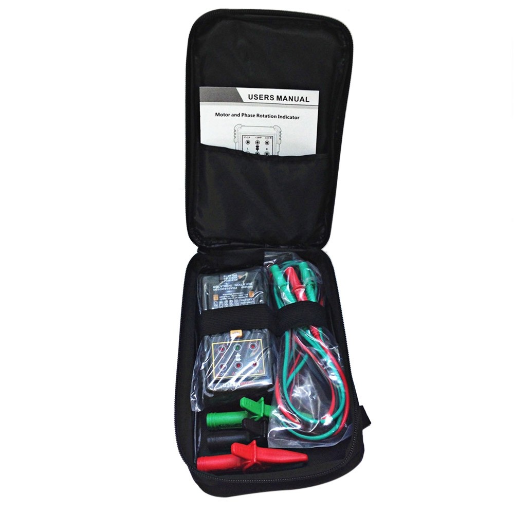 Electrical Motor Phase Rotation Tester System Frequency Range Tester High Safety
