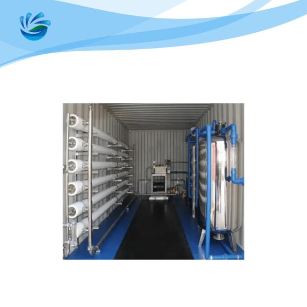 2000LPH Containerized Water Treatment System Seawater Desalination Plant