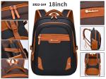 Nylon Business Casual Backpack Waterproof Student School 18 Inch Laptop Rucksack