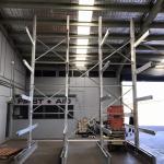 2500KG Cantilever Storage Rack System OEM Cantilever Pipe Storage Racks