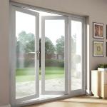 35dB Sound Insulation Coefficient Aluminum Alloy Casement Doors With 10 Sealing
