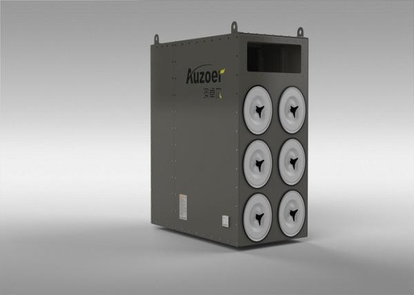 Heavy Duty Cartridge Dust Collector In Cement Plant Power Station Galvanized