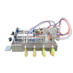 China High Viscosity Spout Pouch Pneumatic Benchtop Piston Filler factory
