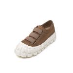 S114 Women's Shoes Autumn 2020 New Leather Women's Shoes Convenient Velcro