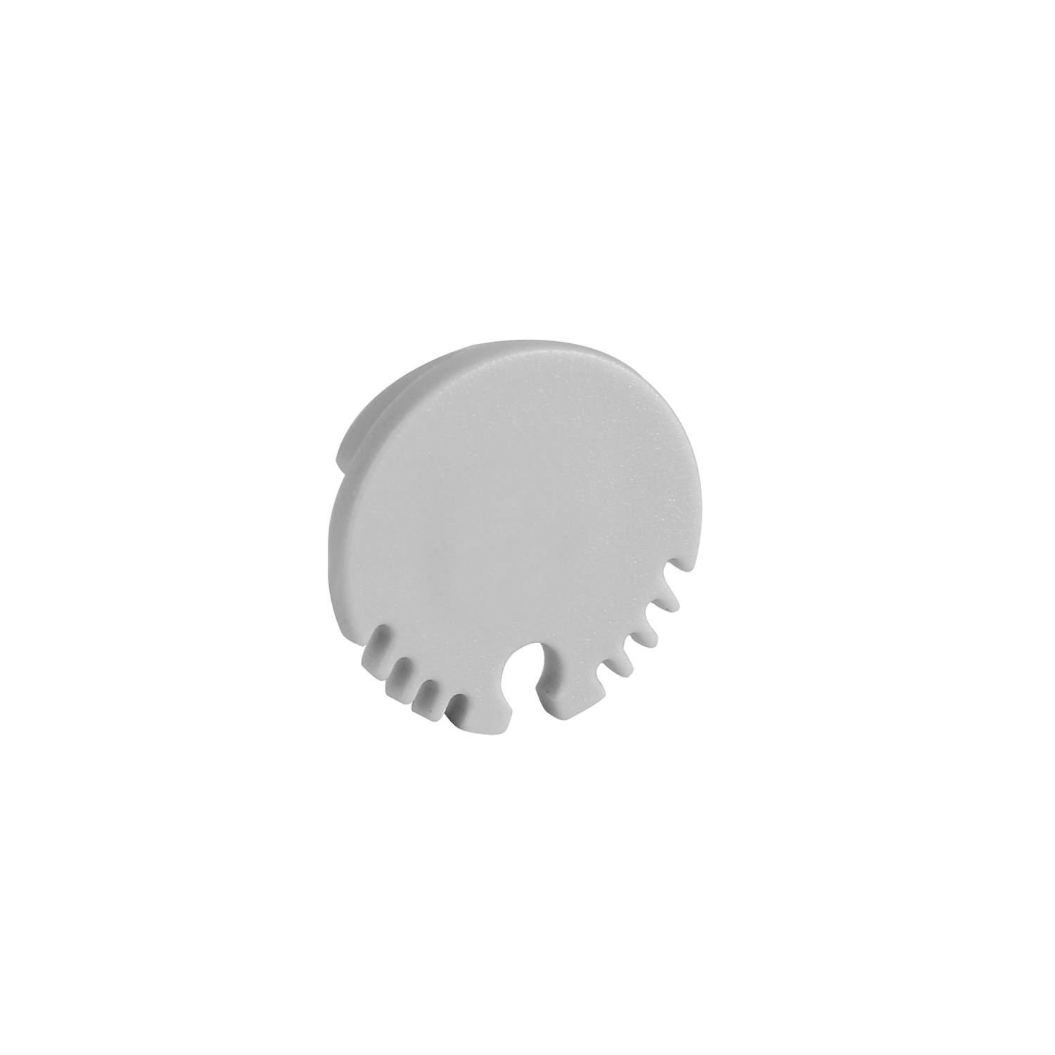 Small 20mm round shaped anodised aluminium LED profile with a rounded diffuser