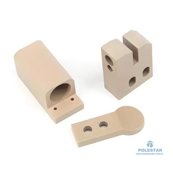 POM Durable Plastic CNC Machining Precision Injection Moulding Nozzle Connecting