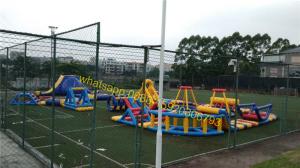 China new design water them park watersports sea obstacle course factory