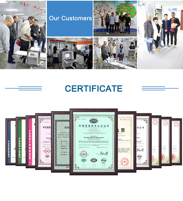 Online Dynamic Weight Checker Food Checkweigher Machine For Heavy And Bulky Items Wide Range Checkweigher With Rejector