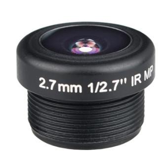 Automotives Lens 1/2.7" 2.7mm 3Megapixel 1080P M12 180degree Wide Angle Lens for
