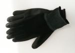 Industrial PU Coated Gloves Excellent Moisture Absorbency 21cm - 25cm Length