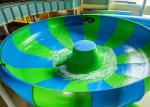 Spiral Space Bowl Water Slide / Funny Water Park Playground Equipment