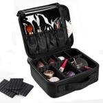 Ladies Polyester H26.5cm Cosmetic Travel Organizer Bag