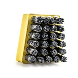 China ISO9001 2008 Certified Diamond Silicone Carbide Brush for Granite Marble Stone Grinding factory