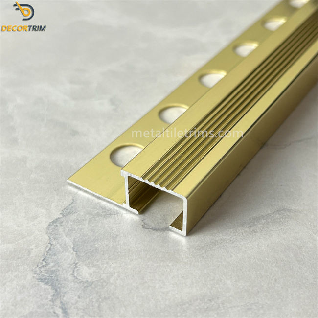 Polished Chrome Corner Trim 10mm Edge Trim Stair Nosing Tile Trim Anti-Slip Strips