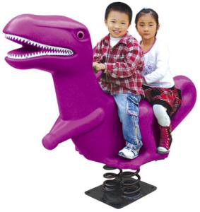 China double people seat kids rocking horse plastic rider with spring factory