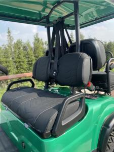 China Smart Keyless Start Electric Golf Carts 4 Wheel Disc Brake 10 Inch IP66 Display 4 Seater factory