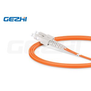 SC UPC To SC UPC Duplex OM1 Multimode Patch Cord For CATV Network