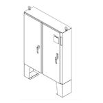 Carbon Steel Aluminum Sheet Metal Bending Parts Electrical Cabinet Bracket