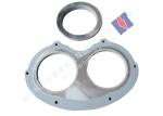 Concrete Pump Spectacles Tungsten Carbide Plate And Cutting Ring Customized