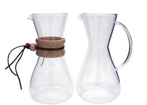 China Personalized Heat Resistant Glass Coffee Pot High Borosilicate Material factory