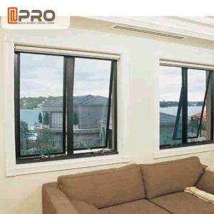 China Sound / Heat Insulation Aluminum Top Hung Window Customized Color awning louver window triple awning window french awnin factory