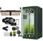1680D Reflective Fabric Plant Grow Box 60x60/60x120 Garden Grow Tent Kit with