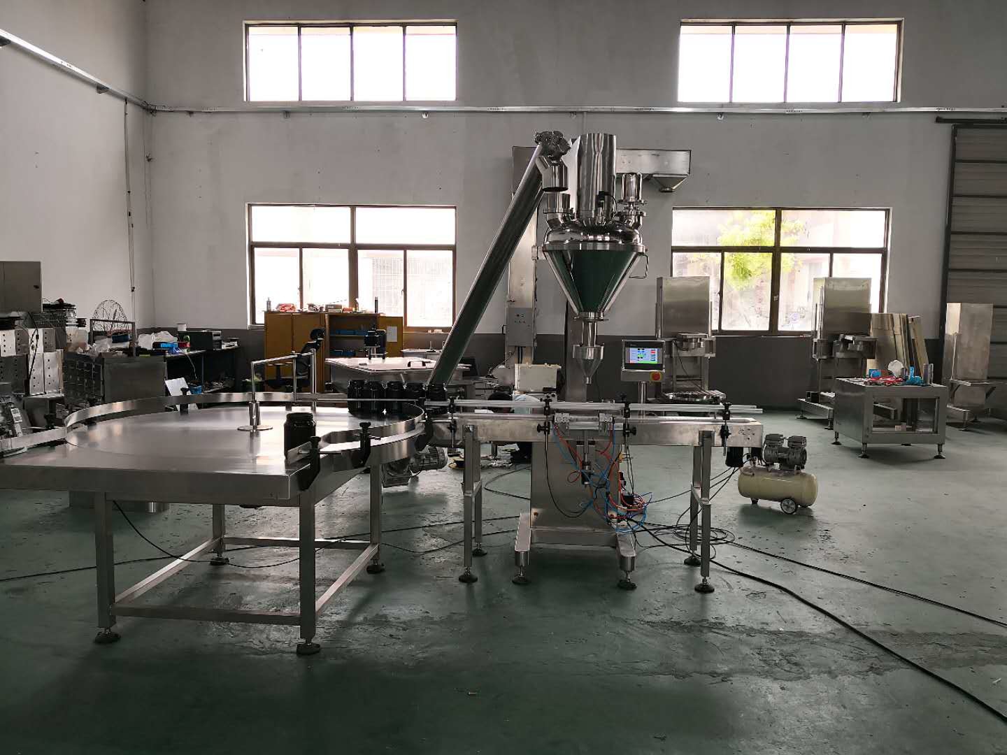Stainless Steel 304 Powder Packing Machine Semi Automatic 380V / 220V
