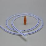Fr19 Fr24 Medical Disposable Products Silicone Round Perforated Drainage Tube